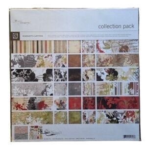 Basic Grey SCARLET'S LETTER 12 x 12 Collection Pack Contains 20pcs *RETIRED*